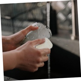 CHILDWEET 2sets Natural Loofah Sponge Scrubbers for Dishes Non Scratch Kitchen Cleaning Brush Loofah Dish Washing Brush for Sink and Tableware Cleaning 4pcs*2