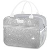 BAOGCOYO Lunch Bag For Women, Leakproof Glitter Lunch Box, Cute