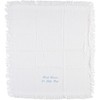 Julius Berger Blanket Knitted White Thank Heaven for Little Boys