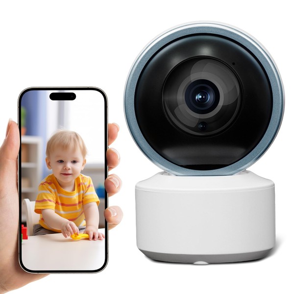 TAKADODO Camara de Seguridad para Interiores, 3MP WiFi Cámara con