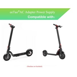 eeTao 42V 1.5A AC/DC Adapter Charger Compatible with Turboant X7 X7 Pro X7Pro X7 Max X7Max 36V 6.4Ah 230.4Wh 36VDC 10Ah 360Wh E-Scooter Folding Electric Scooter Power Supply Cord Cable PS Mains PSU