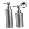 TOVINANNA 2 Pack Stainless Steel Lotion Bottles 250ml 350ml Soap