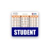 Student Badge Buddy Horizontal w/Height & Weight Conversion Charts (Standard,