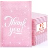 Enjamyo 50 Pack Bubble Mailers, 6x10" Thank You Bubble Mailers,
