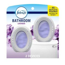 Febreze Light Small Spaces Light Ambientador de lavanda, 7,5 ml, paquete de 2 unidades de 15 mililitros