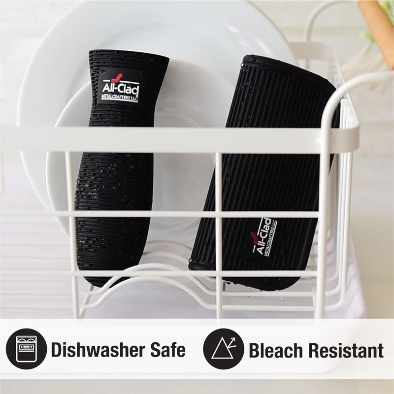 All-Clad Silicone Grip Set: 100% Silicone Flexible & Heat Resistant