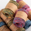 8 Skeins of Sensy Premium 185 Yards 100% Paper Multi-Color