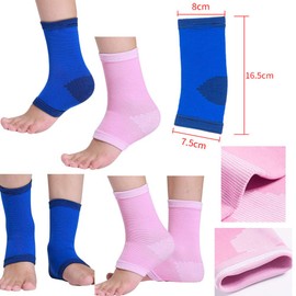 LUNA VOW 1 Pair Kids Ankle Support Breathable Ankle Brace Protective (Pink, One Size Fits Most)