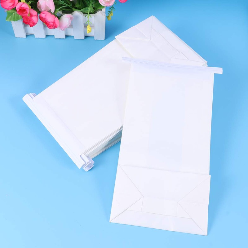 ARTIBETTER 25pcs Barf bags car vomit bags white throw up