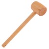 Wooden Mallet, Beech Rawhide Mallet 70mm Hammer Diameter Wood Chisel