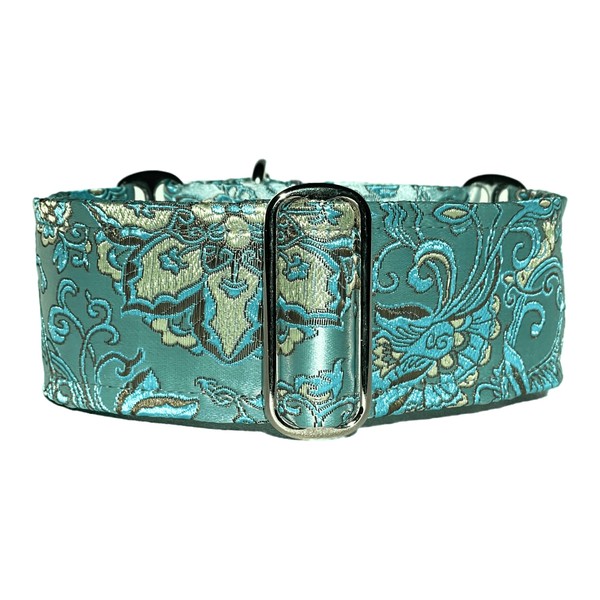 Extra Soft Martingale Dog Collar for Greyhound Saluki Whippet and