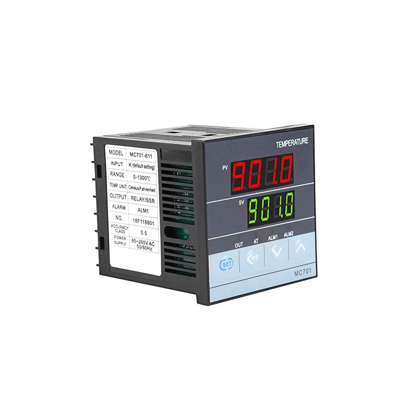 MC701 Type K PT100 Digital PID Temperature Controller Sensor Input