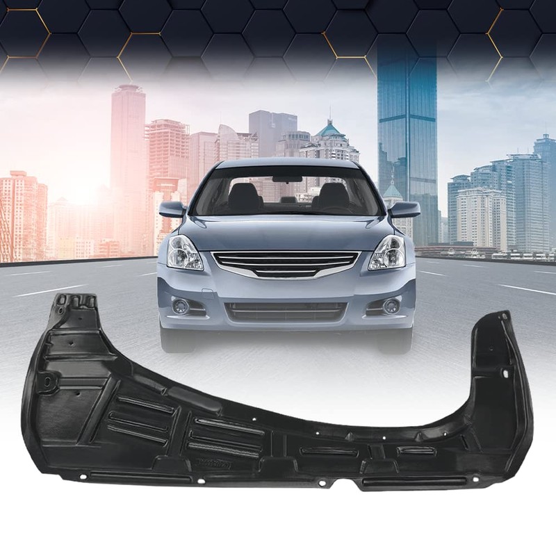 PIT66 Front Engine Splash Shield Compatible with 2007-2012 Nissan Versa