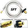 Propane Brass 4 Port Tee Kit Propane Brass Tee Adapter