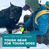 Wilderdog Dog Booties, Lightweight, Grippy Rubber Bottom, Double Hook &