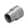 sourcing map PVC DWV Reducing Coupling Schedule 40 Gray 25mm