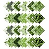 Soimoi 40Pcs Block Print Cotton Precut Fabrics For Quilting Craft