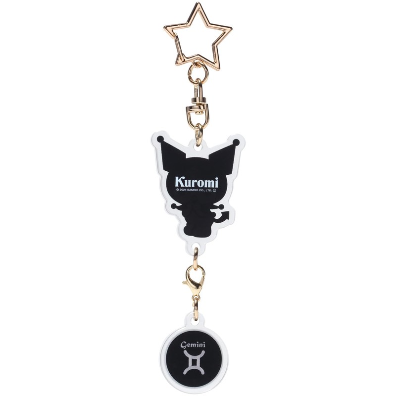 Skater ZAKH1-A Acrylic Zodiac Sign Keychain Accessory Sanrio Chromi Gemini