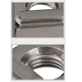 Dreneco M4 Cage Nut, Cage Rack Fixing Captive Nuts, for Rack Mount Equipment, Stainless Steel