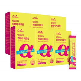 nutrinus Alpha CD One Day Zero Cut Powder Alpha Cyclodextrin 6 cans / 알파CD 원데이 제로컷 가루 알파시클로덱스트린 6통