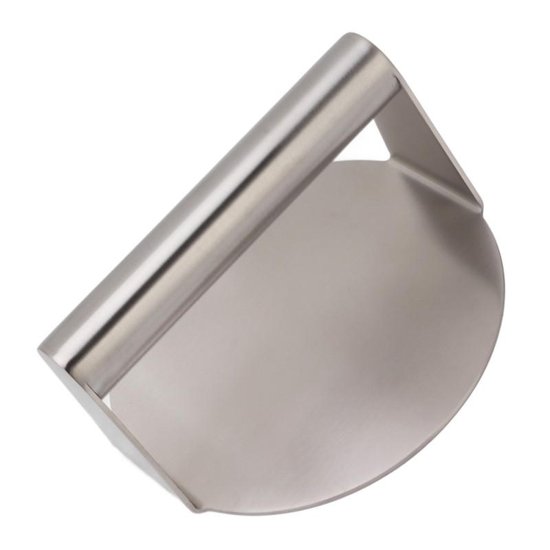 Stainless Steel Burger Press Professional Manual Adjustable Prevents Stick Grill