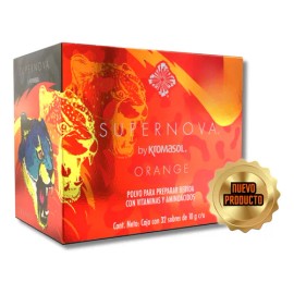 Bebida Energética Kromasol Antioxidante Naranja En Caja Pack X32