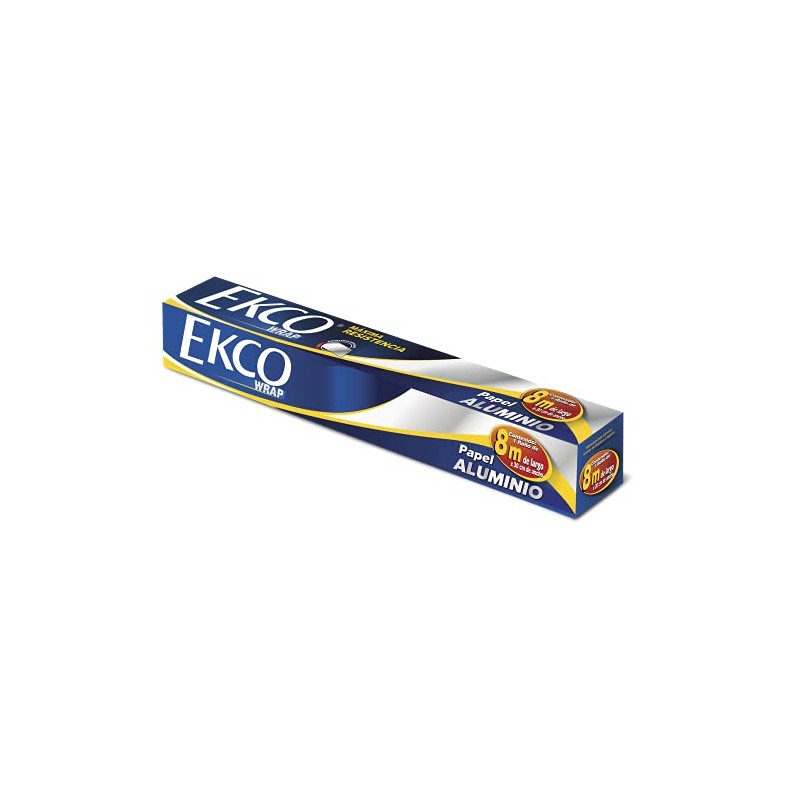 Ekco Papel Aluminio Ekco 8 M X 30 Cm, color,