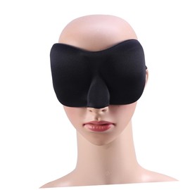 Ipetboom Sleep Mask with Comfortable Eye Cover for Improved Sleep for Home Office and Travel Black