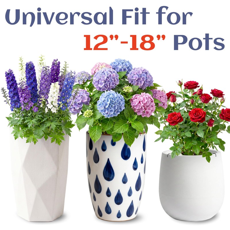 Adjustable Planter Inserts for Large Pots, Fits for 12" -18"