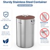 Paw Libero 35 Lbs Stainless Steel Dog Food Storage Container