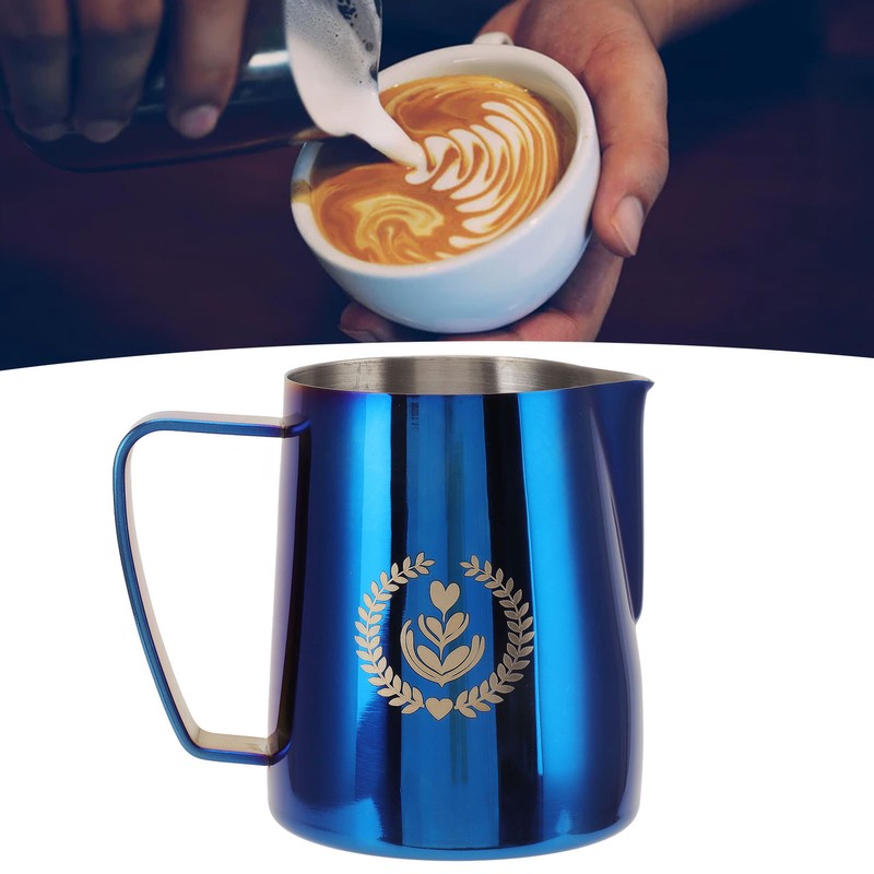 350ml Coffee Art Cup with Pointed Mouth 304 Stainless Steel