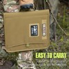 Kosibate Tactical Padfolio Portfolio Binder with Zipper and 25 Sheets