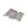 cSeao 30pcs M4x35mm Truss Head Machine Screws, Phillips Drive, Full