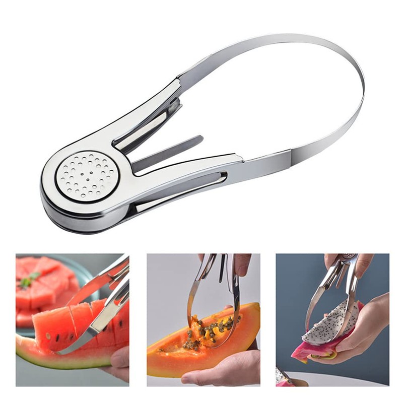 Fruit Slicer Cutter, Mango Splitter with Stainless Steel Blade, Fruit