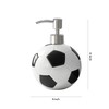 SOCOSY Ceramic Football Soap Dispenser, Hand Soap Dispenser with Pump,