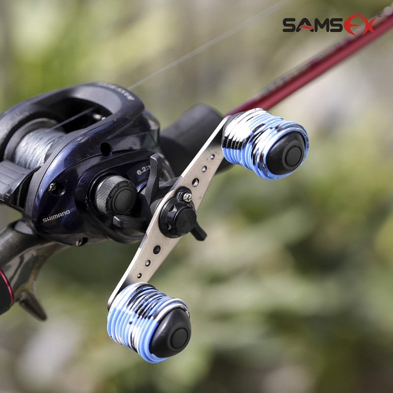SAMSFX Fishing Reel Handle Grips Knob Covers Multicolor Optional (3