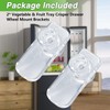 RUHUALIFE 【Upgraded】 Left & Right Refrigerator Vegetable Tray Crisper Drawer