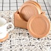 Ceylon Teabox Wooden Coasters Set with Holder for Drinks Set