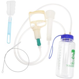 1 Set Cattle and Sheep Milking Machine Handheld Cattle Prod Milking Machines Portable Milker Cow Milker Kit Cow Milk Pump Manual Cattle Milking Machine Plastic Goat Milk Equipment