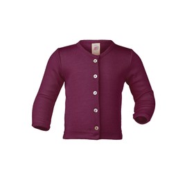 Engel Natur, Baby Cardigan 70% Wool 30% Silk (Orchid, 74-80), orchid