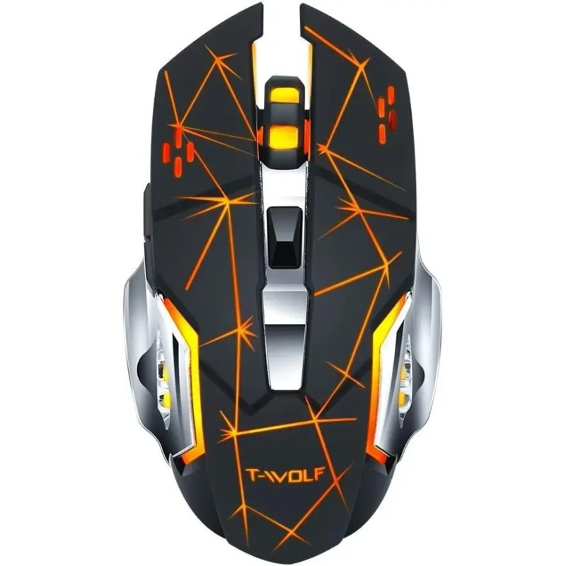Mouse gamer de juego inalámbrico Free Wolf X8 star black