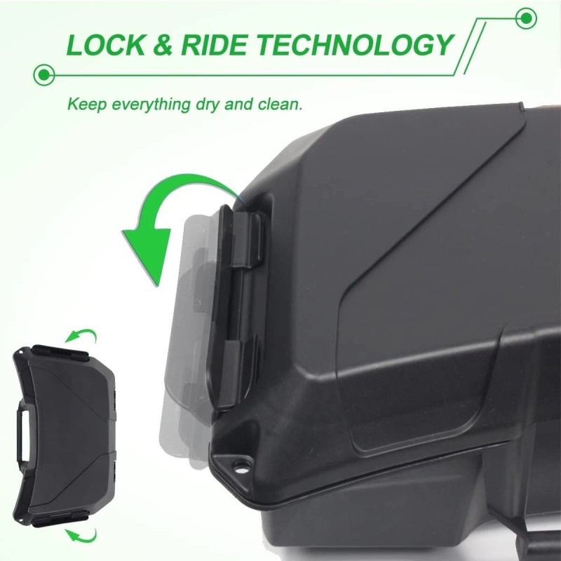 Ming 2 Gal Storage Cargo Box Black Rear Seat for