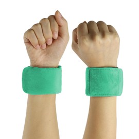 Sensory Weighted Bracelets Breathable Weighted Focus Bracelets (2 Pack) - Adjustable Sensory Wristbands for Enhanced Concentration & Comfort (Green)