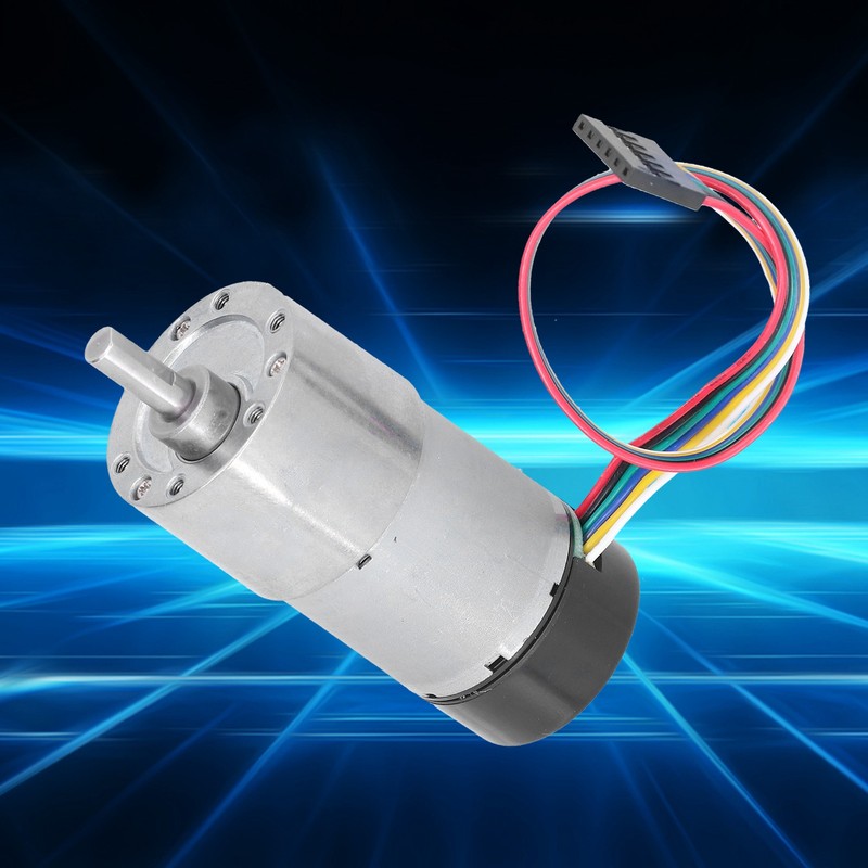 JGB37‑3530 DC12V Encoder Metal Gearmotor Speed Reduction High Torsion Encoder
