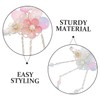Gatuida 2 Pairs Princess Tassel Hair Clips Chinese Style Flower