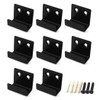 Flomore Ceramic Tile Holder Hanger Stainless Steel Wall Hook Black