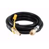 Torjik 8' Propane Hose Quick Connect x 3/8" Female Flare Swivel