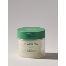 KiwiGlow 키위글로우 비건 제주 연꽃 마일드 각질케어 70송이 토너패드 KiwiGlow Vegan Jeju Lotus Mild Exfoliation 70 Count Toner Pads