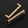Ravinte Champagne Bronze Cabinet Handles Drawer Pulls 3-3/4 Inch CC