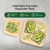 Eco Leaf 10 & 7 inch 50pcs Palm Leaf Square